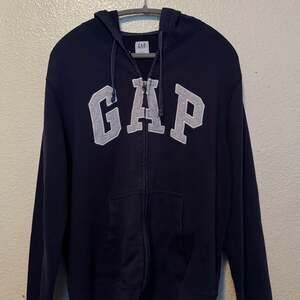 Gap Navy Blue Full Zip Hoodie